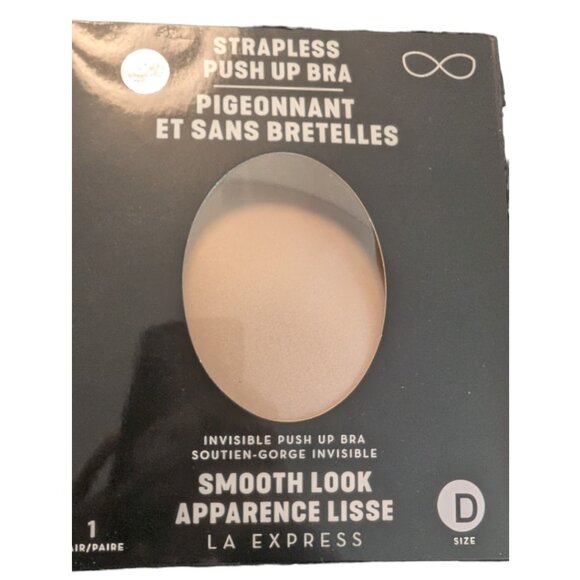 NEW LA Express Strapless Push Up Bra | Size D - Picture 1 of 4